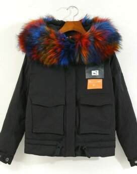 Veste matelassée en fourrure synthétique pour femme